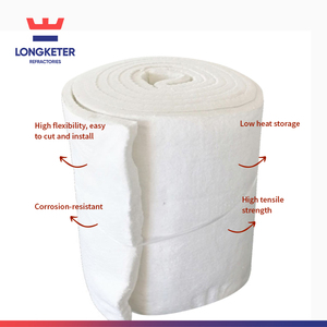 20 מ "מ קרמי עבה קרמיקה שמיכת בידוד טמפרטורה גבוהה בידוד צינור פליטה צינור צמר גפן - Product Image 2