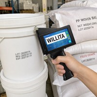 Impresora de Inyección de Tinta Portátil de Doble Cabezal Willita, Amplio Rango de Impresión para Pequeños Talleres, Negocios en Casa y Codificación
