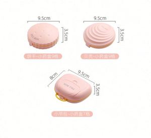 Pastillero Portátil Personalizado de 7 Días, Material PP, Resistente a la Humedad, Organizador de Viaje para Medicamentos y Vitaminas, Estuche Pequeño de Bolsillo - Product Image 4