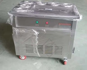 Ventas directas 2025 De La sartén de inteligencia más popular Placa fría Fabricación de rollos de helado al mejor precio - Product Image 6