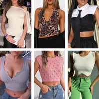 Vêtements pour femmes en gros, vêtements d'occasion à bas prix, livraison aléatoire, sacs de vêtements usagés, stock de fin de série