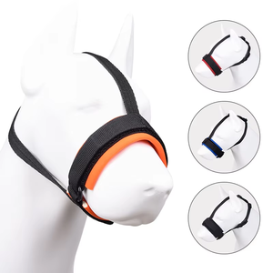 Verstelbare Hondensnuit Nieuwe Stijl Ademend Bijtvast Gezichtsmasker Met Voorkoming Van Accidentele Inslikkraag - Product Image 3