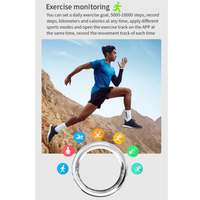 Anneau intelligent de gestion de la santé avec affichage, contrôle de l'heure, surveillance de la fréquence cardiaque, comptage des pas, résistance à l'eau IP68