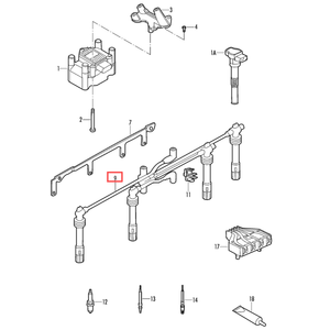 Set Cavi di Accensione 03F905409C 03F905409B per Volkswagen Beetle Golf Polo <span class=keywords><strong>Audi</strong></span> <span class=keywords><strong>A1</strong></span> 2010-2015 |   Ricambio OE - Product Image 5