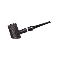 Pipa Tembakau Briar dengan Corong Bambu, Batang Berwarna-warni, Gaya Klasik, Pipa Rokok Kayu Premium