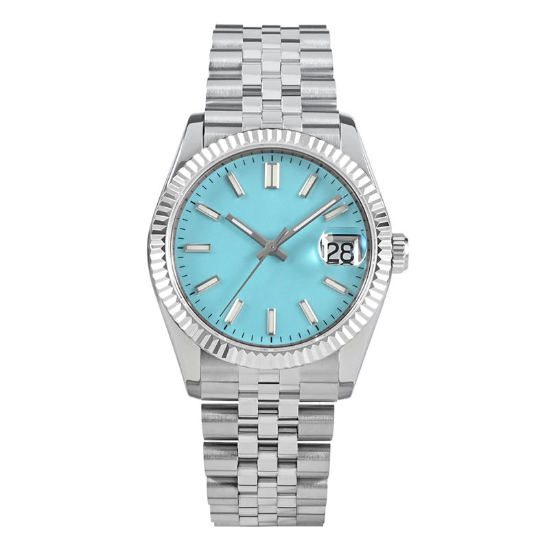 light blue dial
