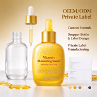 Sérum Visage Éclaircissant Personnalisé à 4% de Niacinamide, Acide Tranexamique et Vitamine C – Atténue les Taches Brunes, Peau Éclatante – Soin OEM/ODM