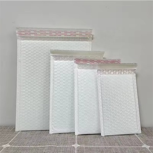 11x15 + 4cm tùy chỉnh Trắng Poly Bubble bưu phẩm nhựa độn phong bì thư Túi - Product Image 5