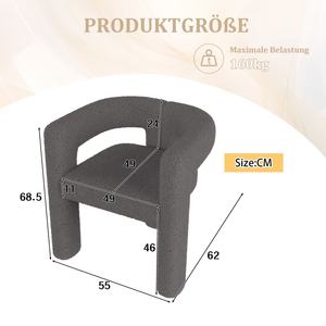 Fauteuil Teddy Ergonomique Premium - Design Moderne Confort Maximal Portable pour la Maison, le <span class=keywords><strong>Bureau</strong></span>, la Chambre à Coucher, le Salon Utilisation Polyvalente Tout-Terrain - Product Image 2