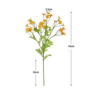 Dongchen Crafts <b>Artificial</b> Chamomile Single Stem Daisy <b>Bouquet</b> For Wedding Outdoor Photography Home Decorations - Product Image 5