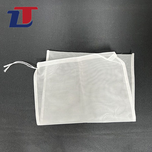 Logo personnalisé réutilisable fin 200 microns 8*12 pouces de qualité alimentaire sac en tissu de fromage de haute qualité sacs de lait de noix sac filtrant en Nylon - Product Image 3