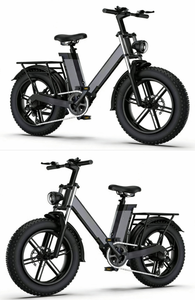 Bicicleta Eléctrica Abierta para Pasajeros XMAXVISION, Serie Semi-Automática, Amortiguadores Dobles Delanteros/Traseros, Pantalla LCD, Instrumento Trasero - Product Image 2