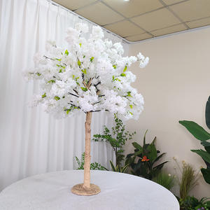 Venta caliente decoración de boda personalizada plantas verdes artificiales árbol de flor de cerezo blanco decoración de <span class=keywords><strong>interiores</strong></span> bonsái - Product Image 1