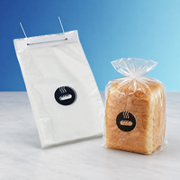 Sac à pain en LDPE avec soufflet de fond pour pain de mie, qualité alimentaire, imprimé en héliogravure, solution d'emballage personnalisée