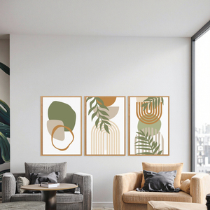 Décorations murales en bois creux de haute qualité K&B au design minimaliste pour la maison et l'hôtel, murs décoratifs suspendus - Product Image 4