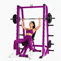 Rack de musculation multifonctionnel en métal pour usage commercial, avec fonction Smith et entraînement intégral du corps, fourni directement par l'usine