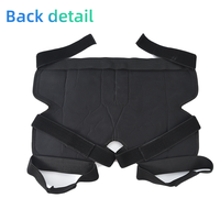 Protection de hanche pour roller, personnalisable avec logo, pour adultes et enfants, rembourrage souple et réglable en EVA