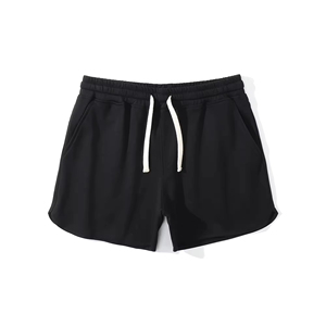 Shorts de sport en coton OEM pour hommes, confortables, style athlétique français, pour la gym, et t-shirts personnalisés pour hommes - Product Image 2