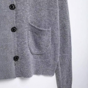 Herbst Neuheit: Damen Strickjacke mit Revers, Locker Geschnitten, Langarm, Schleifenreihen-Design - Product Image 4