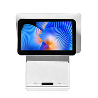 Caisse enregistreuse intelligente tout-en-un Leiling LL-18C6FA à double écran tactile capacitif 15,6 pouces + 11,6 pouces, Android 11.0