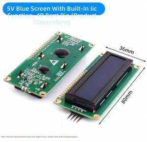 Pantalla TFT 1602A 5V <span class=keywords><strong>Azul</strong></span> Verde-amarilla con IIC/I2C, Retroiluminación Blanca, Módulo <span class=keywords><strong>de</strong></span> Monitor TFT 16x2 LCD1602 - Product Image 4