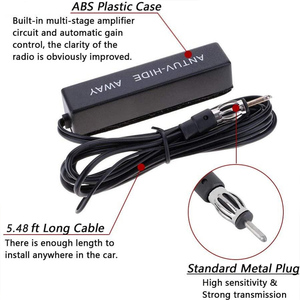 <span class=keywords><strong>Antena</strong></span> <span class=keywords><strong>amplificada</strong></span> oculta Universal 12V estéreo AM FM Radio amplificador de señal <span class=keywords><strong>Antena</strong></span> de <span class=keywords><strong>coche</strong></span> se adapta a <span class=keywords><strong>coche</strong></span> camión motocicleta piezas de automóvil - Product Image 3