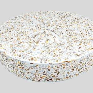 Table basse décorative en os incrusté de qualité export avec des détails artisanaux pour le style d'intérieur à la qualité et au prix d'exportation - Product Image 2