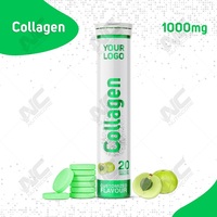 Comprimés effervescents de collagène à forte demande : améliorent la santé de la peau, complément de santé