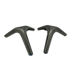 Pata de Mueble H150mm, Color Negro Metálico, Acero Laminado en Frío con Recubrimiento en Polvo, Diseño Minimalista, Resistente, para Sofá - Product Image 4
