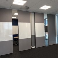 EBUNGE BG65 Cloison amovible en mélamine de 65 mm pour salles de classe scolaires |   Mur amovible suspendu au-dessus de la tête