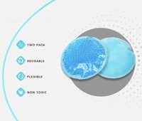 Mini-packs de gel réutilisables portables en PVC avec support en peluche pour compresses froides, premiers secours, récupération des blessures et soulagement des douleurs musculaires