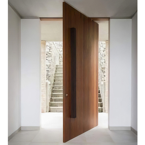 Современная Большая роскошная вилла JBDhome, черная деревянная входная Поворотная дверь, Современная внешняя - Product Image 4