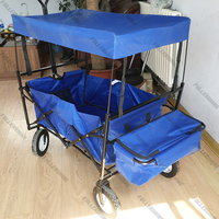 Chariots de plage pliables multifonctionnels Poussette Chariot pliable et pliable pour bébé