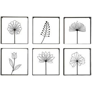 Suministro directo de fábrica, colgante de pared personalizado de estilo nórdico moderno para sala de estar, pared de fondo, sofá, decoración de pared de entrada, arte del hierro - Product Image 4