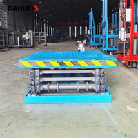 Table élévatrice à ciseaux hydraulique fixe, plateforme de levage industrielle pour entrepôt, atelier, manutention de marchandises, avec certification CE EU AR