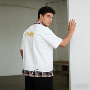Fabricante de Camisetas Extra Grandes de Poliéster/Algodón Personalizadas, Camiseta Informal Transpirable Negra Estampada de 210 g/m² para Hombre - Product Image 2