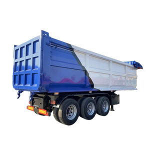 Semi-remorque benne basculante en acier à 3 essieux, capacité de charge supérieure à 30 tonnes, pour la construction routière en Afrique - Product Image 1
