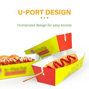Boîte à sandwich de qualité supérieure, emballage alimentaire en kraft pour la livraison à emporter et la restauration rapide, disponible à la vente - Product Image 6