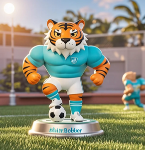 Personalizzato unico uomo <span class=keywords><strong>tigre</strong></span> <span class=keywords><strong>immagine</strong></span> allenatore mascotte modello dipinto a mano Souvenir da collezione - Product Image 3