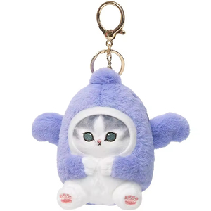 <span class=keywords><strong>Peluche</strong></span> Mofusand Kawaii Personalizzato, Portachiavi a Forma di Squalo Morbido, Ciondolo Carino Stile Anime Giapponese, Giocattolo di <span class=keywords><strong>Peluche</strong></span> per Bambini - Product Image 6