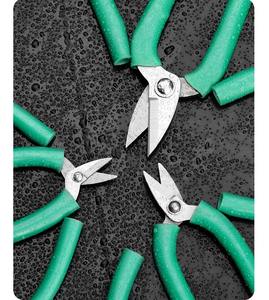 <span class=keywords><strong>Ciseaux</strong></span> à bijoux en or et en argent, nez court, manche vert, pour couper et frapper le fil <span class=keywords><strong>de</strong></span> cuivre, outils pour bijoux en or - Product Image 5