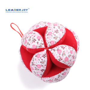 LeaderJoy molle del bambino giocattoli di apprendimento per il tessuto fiore Montessori di puzzle Palla Bambino Giocattoli - Product Image 3