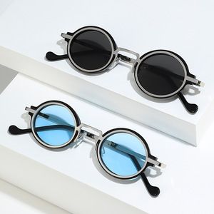 Diseñador de moda de lujo Lunette De Soleil De Luxe Pour Homme Punk Metal Frame Gafas de Sol de lujo Oval Gafas de sol - Product Image 1