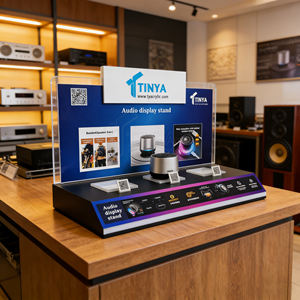 Support d'affichage lumineux LED TINYA en acrylique <span class=keywords><strong>pour</strong></span> enceinte Bluetooth, enregistreur, sans fil, <span class=keywords><strong>pour</strong></span> maison, voiture, extérieur, présentoir audio musical <span class=keywords><strong>pour</strong></span> magasin - Product Image 1