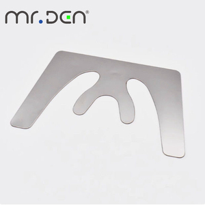 Mr.Den Acero inoxidable Dental Oclusal Maxilar Casting Jaw Fox Plane Plate Aleación de aluminio Laboratorio dental - Product Image 1