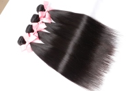 Paquets de cheveux humains brésiliens bruts, tissage de paquets de cheveux vierges à cuticule alignée, extensions de cheveux humains doublement étirées bon marché, vente en gros