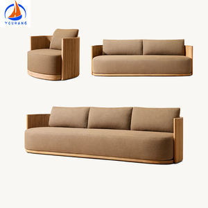 Ensemble <span class=keywords><strong>de</strong></span> meubles imperméables durables canapé sectionnel d'extérieur mobilier d'extérieur en teck avec coussins ensemble <span class=keywords><strong>de</strong></span> canapés - Product Image 5