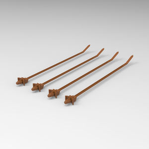 Aircraft Head 3.6x160 Aircraft Pin Tipo Cable Tie Auto-bloqueio Non-return Aircraft Head Strap - Product Image 6