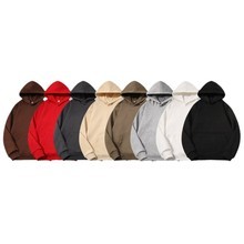 Commercio all'ingrosso della fabbrica Pullover in <span class=keywords><strong>pile</strong></span> da <span class=keywords><strong>uomo</strong></span> personalizzato XL <span class=keywords><strong>con</strong></span> <span class=keywords><strong>cappuccio</strong></span> a spalla a goccia in bianco stile incappucciato per la stagione autunnale - Product Image 6