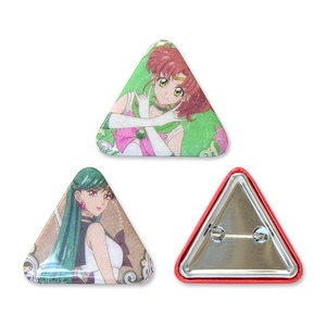 Badge triangle anime, épinglette de dessin animé, badge bouton manga, épinglette <span class=keywords><strong>otaku</strong></span>, conception personnalisée, excellente qualité, pour le marché japonais - Product Image 4